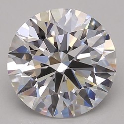 Diament laboratoryjny bezbarwny szlif okrągły, 2.39ct, IF, D, GIA 1517788493