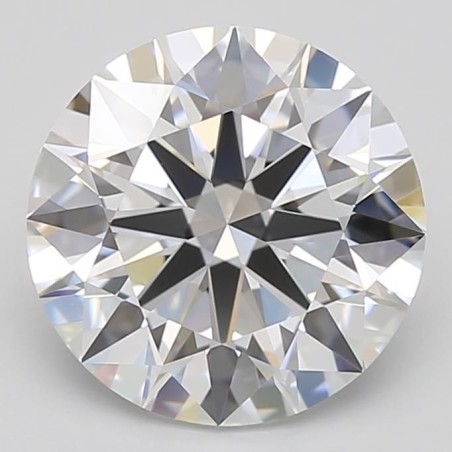 Diament laboratoryjny bezbarwny szlif okrągły, 2.91ct, IF, D, GIA 2496921796