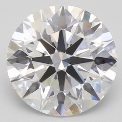 Diament laboratoryjny bezbarwny szlif okrągły, 2.85ct, IF, D, GIA 2504105331