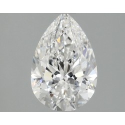 Diament laboratoryjny bezbarwny szlif gruszkowy, 1.59ct, VVS2, E, IGI LG742552334