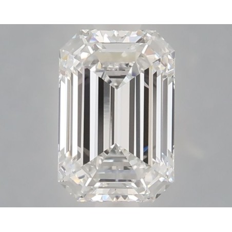 Diament laboratoryjny bezbarwny szlif szmaragdowy, 1.37ct, VVS1, D, IGI LG733586552