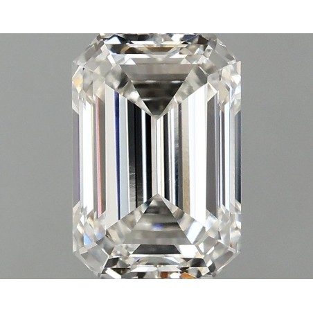 Diament laboratoryjny bezbarwny szlif szmaragdowy, 1ct, VVS2, F, IGI LG746521346