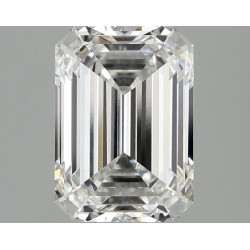 Diament laboratoryjny bezbarwny szlif szmaragdowy, 2.09ct, VVS2, E, IGI LG744502370
