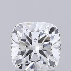 Diament laboratoryjny bezbarwny szlif poduszkowy brylantowy, 1.55ct, VVS2, E, IGI LG662425213