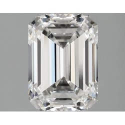Diament laboratoryjny bezbarwny szlif szmaragdowy, 2.1ct, VVS2, F, IGI LG746528321