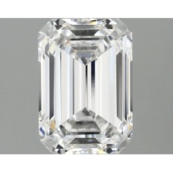 Diament laboratoryjny bezbarwny szlif szmaragdowy, 2.08ct, VVS2, D, IGI LG733577092