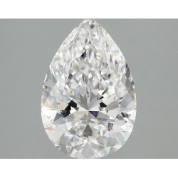 Diament laboratoryjny bezbarwny szlif gruszkowy, 2.04ct, VVS2, E, IGI LG732527444