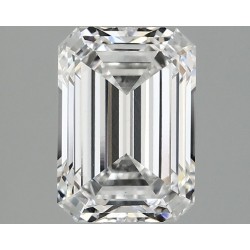 Diament laboratoryjny bezbarwny szlif szmaragdowy, 2.08ct, VVS2, D, IGI LG734538678