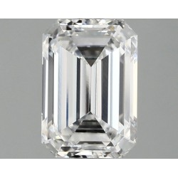 Diament laboratoryjny bezbarwny szlif szmaragdowy, 2.09ct, VVS2, D, IGI LG732580680