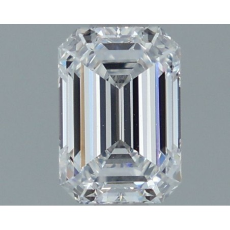 Diament laboratoryjny bezbarwny szlif szmaragdowy, 1.08ct, VVS2, D, IGI LG724585467