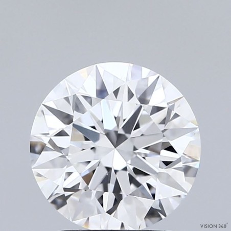 Diament laboratoryjny bezbarwny szlif okrągły, 2.04ct, VVS2, D, IGI LG742529313