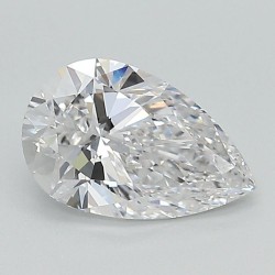 Diament laboratoryjny bezbarwny szlif gruszkowy, 1.08ct, VVS1, D, IGI LG586368705