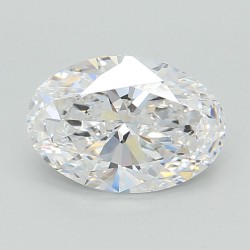 Diament laboratoryjny bezbarwny szlif owalny, 2ct, IF, D, IGI LG743563464