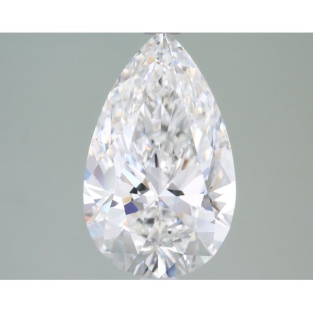 Diament laboratoryjny bezbarwny szlif gruszkowy, 2.73ct, VVS2, E, IGI LG722567574