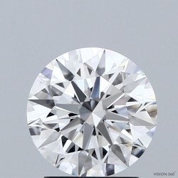 Diament laboratoryjny bezbarwny szlif okrągły, 2ct, VVS2, D, IGI LG743561287