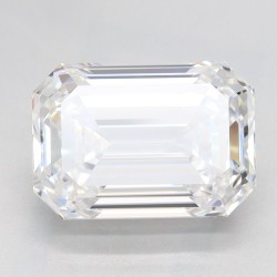 Diament laboratoryjny bezbarwny szlif szmaragdowy, 2.67ct, VVS1, D, GIA 6505014059