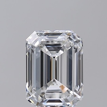 Diament laboratoryjny bezbarwny szlif szmaragdowy, 1.54ct, VVS2, D, IGI LG631430179