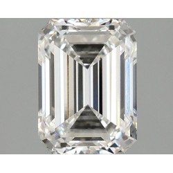 Diament laboratoryjny bezbarwny szlif szmaragdowy, 2.1ct, VVS2, E, IGI LG746512212