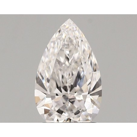 Diament laboratoryjny bezbarwny szlif gruszkowy, 1.42ct, VVS2, D, IGI LG726576980