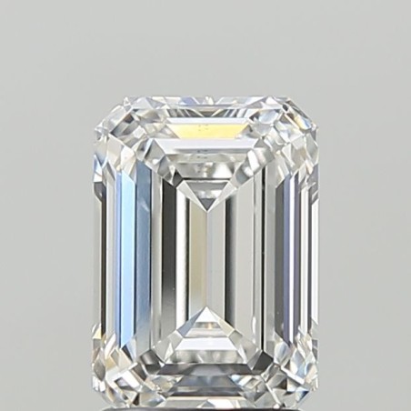 Diament laboratoryjny bezbarwny szlif szmaragdowy, 2.03ct, VVS2, F, IGI LG741584696