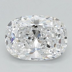Diament laboratoryjny bezbarwny szlif poduszkowy brylantowy, 1.24ct, VVS2, E, IGI 595381320