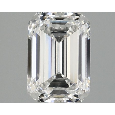 Diament laboratoryjny bezbarwny szlif szmaragdowy, 1.59ct, VVS2, E, IGI LG740502186