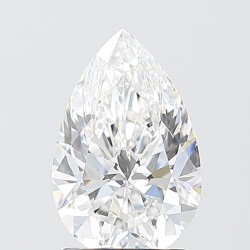 Diament laboratoryjny bezbarwny szlif gruszkowy, 2.02ct, VVS2, D, IGI LG741522752