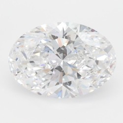 Diament laboratoryjny bezbarwny szlif owalny, 1.53ct, VVS2, D, IGI LG650411927
