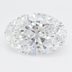Diament laboratoryjny bezbarwny szlif owalny, 1.56ct, VVS2, D, IGI LG652471240