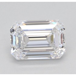 Diament laboratoryjny bezbarwny szlif szmaragdowy, 0.96ct, VVS2, D, IGI LG541273738