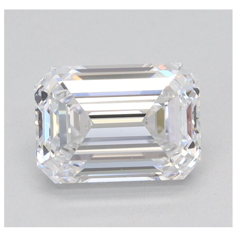 Diament laboratoryjny bezbarwny szlif szmaragdowy, 0.96ct, VVS2, D, IGI LG541273738