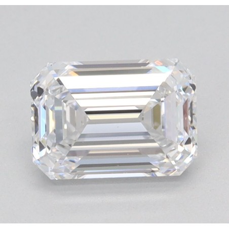 Diament laboratoryjny bezbarwny szlif szmaragdowy, 0.96ct, VVS2, D, IGI LG541273738