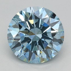 Diament laboratoryjny o barwie fantazyjnej szlif okrągły, 1.58ct, VVS2, Fancy Vivid Blue, IGI LG719562725