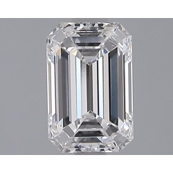 Diament laboratoryjny bezbarwny szlif szmaragdowy, 1.52ct, VVS1, D, IGI LG667455597