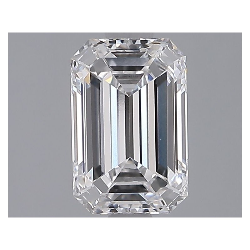 Diament laboratoryjny bezbarwny szlif szmaragdowy, 1.52ct, VVS1, D, IGI LG667455597
