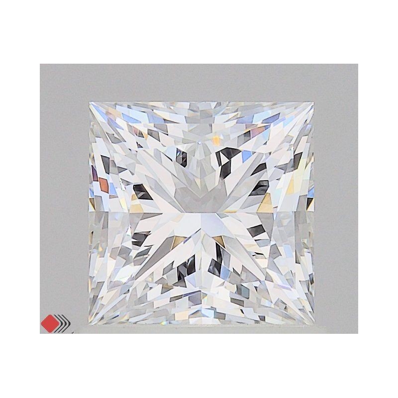 Diament laboratoryjny bezbarwny szlif princess, 1.08ct, VVS2, E, IGI LG740506221