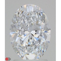 Diament laboratoryjny bezbarwny szlif owalny, 2.58ct, VVS2, D, IGI LG742544016