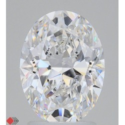 Diament laboratoryjny bezbarwny szlif owalny, 2.6ct, VVS2, D, IGI LG713537165