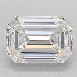 Diament laboratoryjny bezbarwny szlif szmaragdowy, 1.55ct, VVS2, D, IGI LG696533441