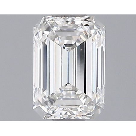 Diament laboratoryjny bezbarwny szlif szmaragdowy, 1.27ct, VVS2, F, IGI LG689540170