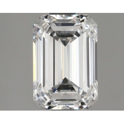 Diament laboratoryjny bezbarwny szlif szmaragdowy, 1.7ct, VVS1, D, IGI LG662419206