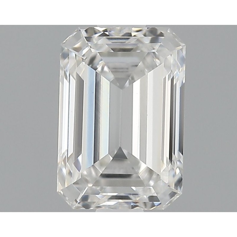 Diament laboratoryjny bezbarwny szlif szmaragdowy, 1.01ct, VVS2, E, IGI LG583332776