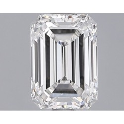 Diament laboratoryjny bezbarwny szlif szmaragdowy, 1.27ct, VVS2, F, IGI LG693512063