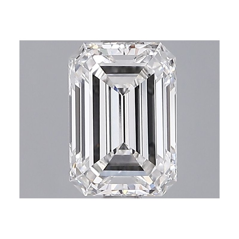 Diament laboratoryjny bezbarwny szlif szmaragdowy, 1.27ct, VVS2, F, IGI LG693512063