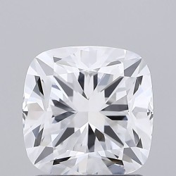 Diament laboratoryjny bezbarwny szlif poduszkowy brylantowy, 1.65ct, VVS2, D, IGI LG626448937