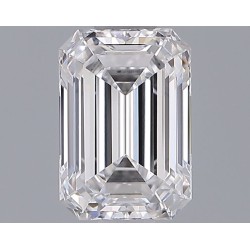 Diament laboratoryjny bezbarwny szlif szmaragdowy, 1.29ct, VVS2, D, IGI LG722578871