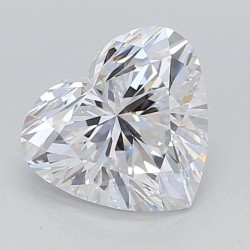 Diament laboratoryjny bezbarwny serce, 1.55ct, IF, D, IGI LG625467962