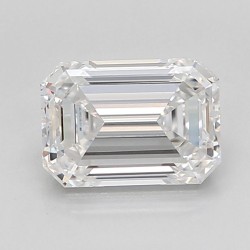Diament laboratoryjny bezbarwny szlif szmaragdowy, 2.04ct, VVS2, D, IGI LG727526718