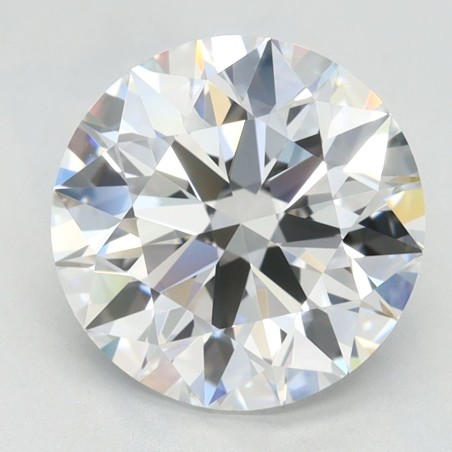 Diament laboratoryjny bezbarwny szlif okrągły, 2.57ct, VVS1, D, GIA 7498232902