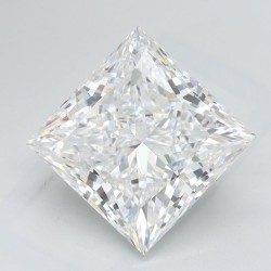 Diament laboratoryjny bezbarwny szlif princess, 2.59ct, VVS1, D, GIA 7536715352